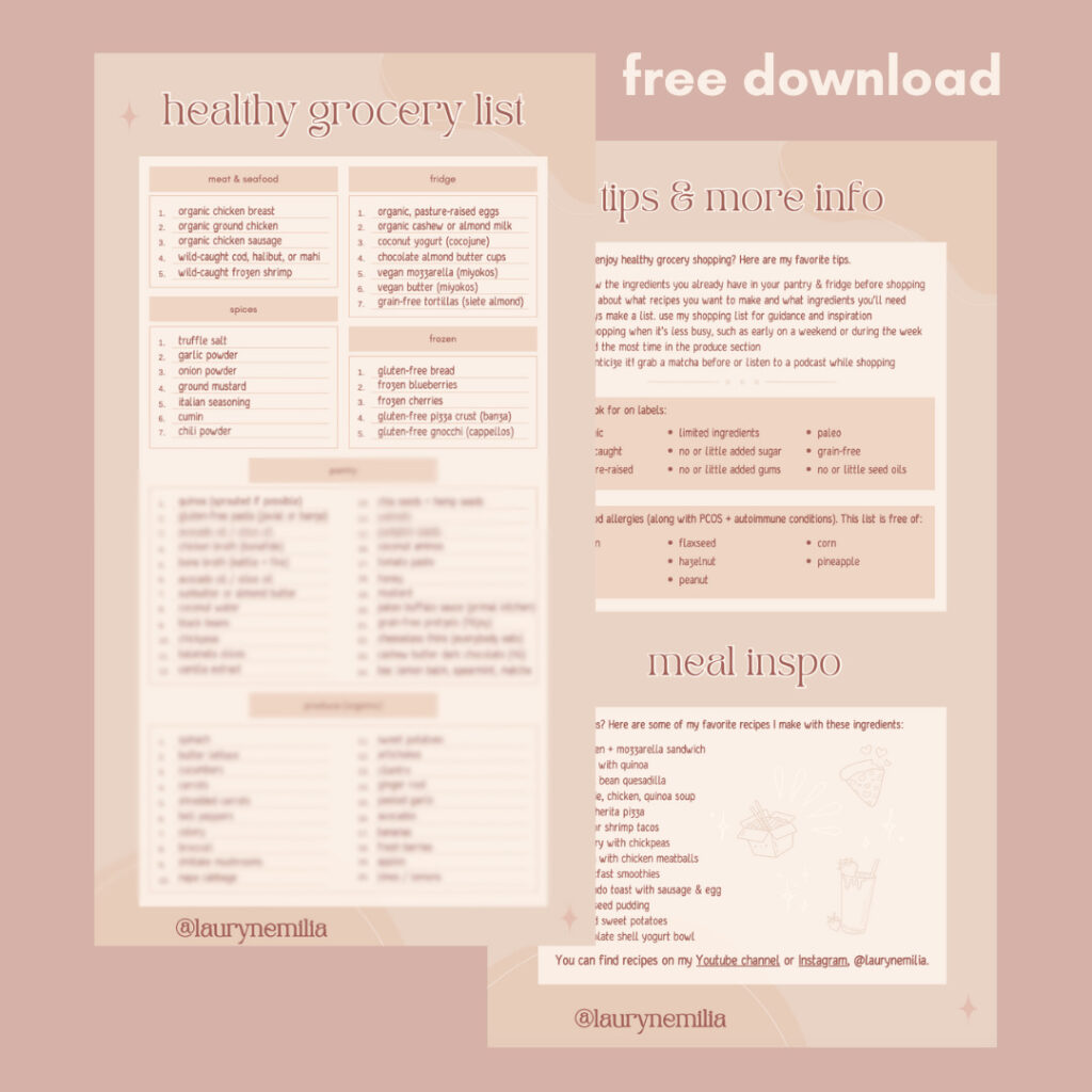 healthy-grocery-list-pcos-gluten-free-dairy-free